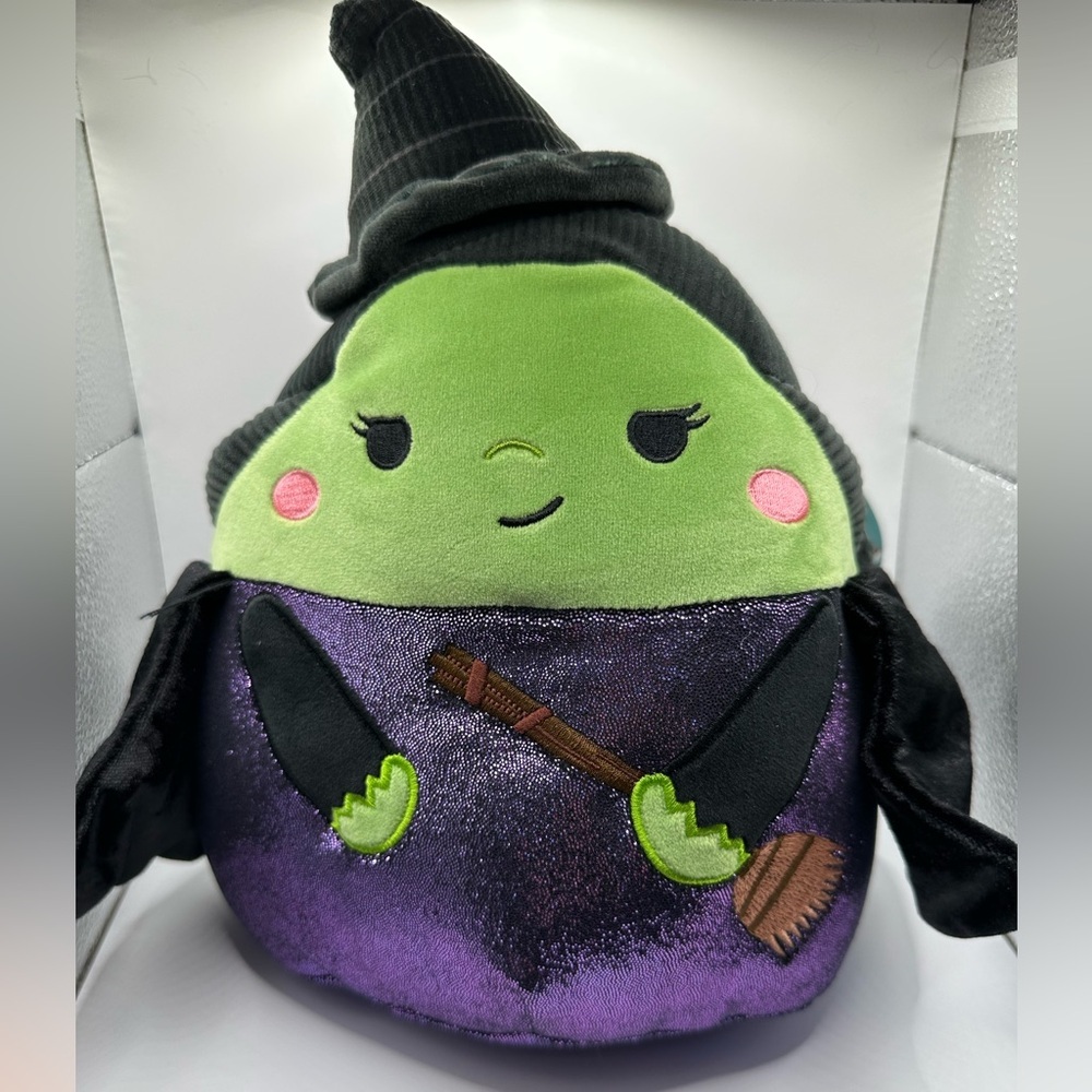 Squishmallows Wicked limited edition 10 inch Elphaba NWT - Picture 4 of 8